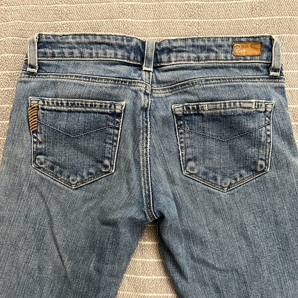 Paige Denim Crop Jeans Size 26 Womens lighter wash classic vintage boho style - Picture 6 of 7